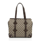 Gucci GG Supreme Buckle Small Tote (SHF-2EWGYl)