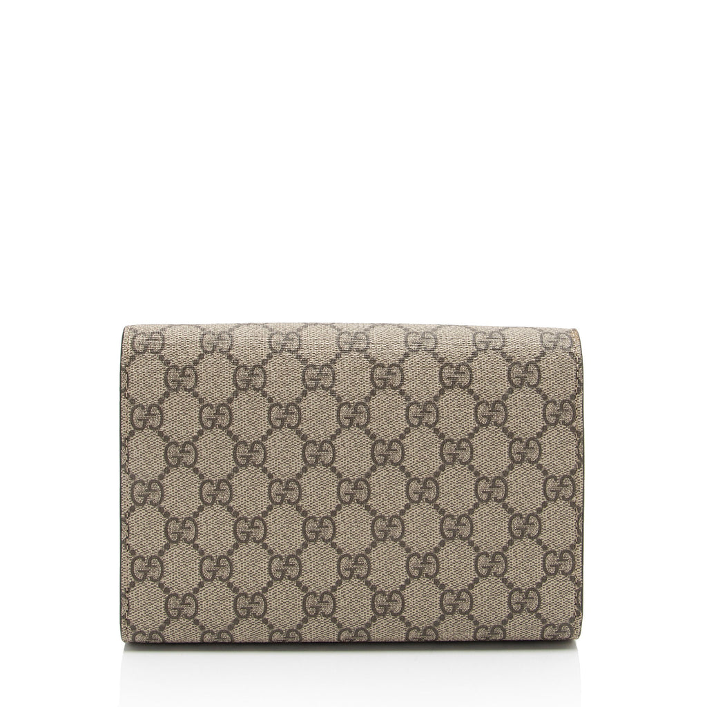 Gucci GG Supreme Dionysus Chain Wallet (SHF-YNAgZy)