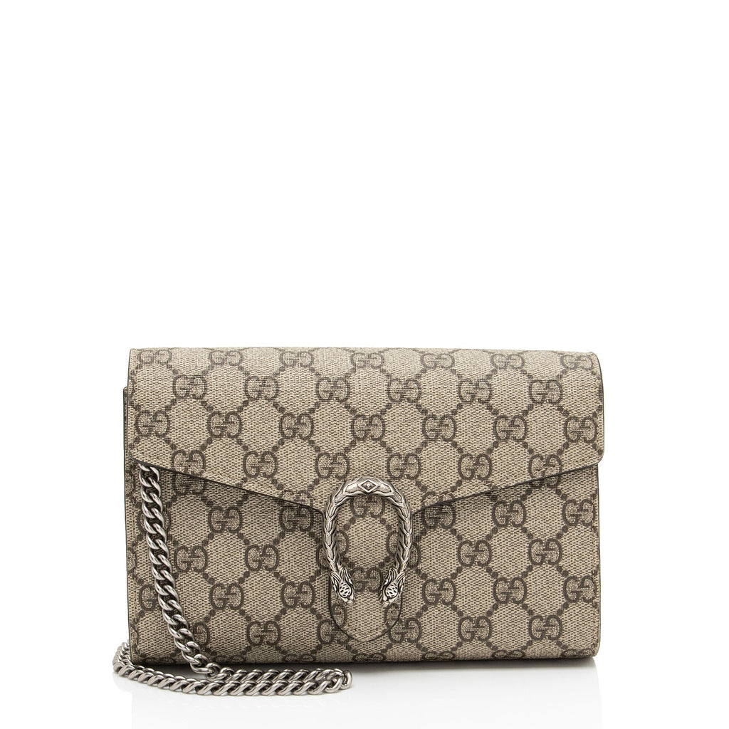 Gucci GG Supreme Dionysus Chain Wallet (SHF-fdF3Zv)