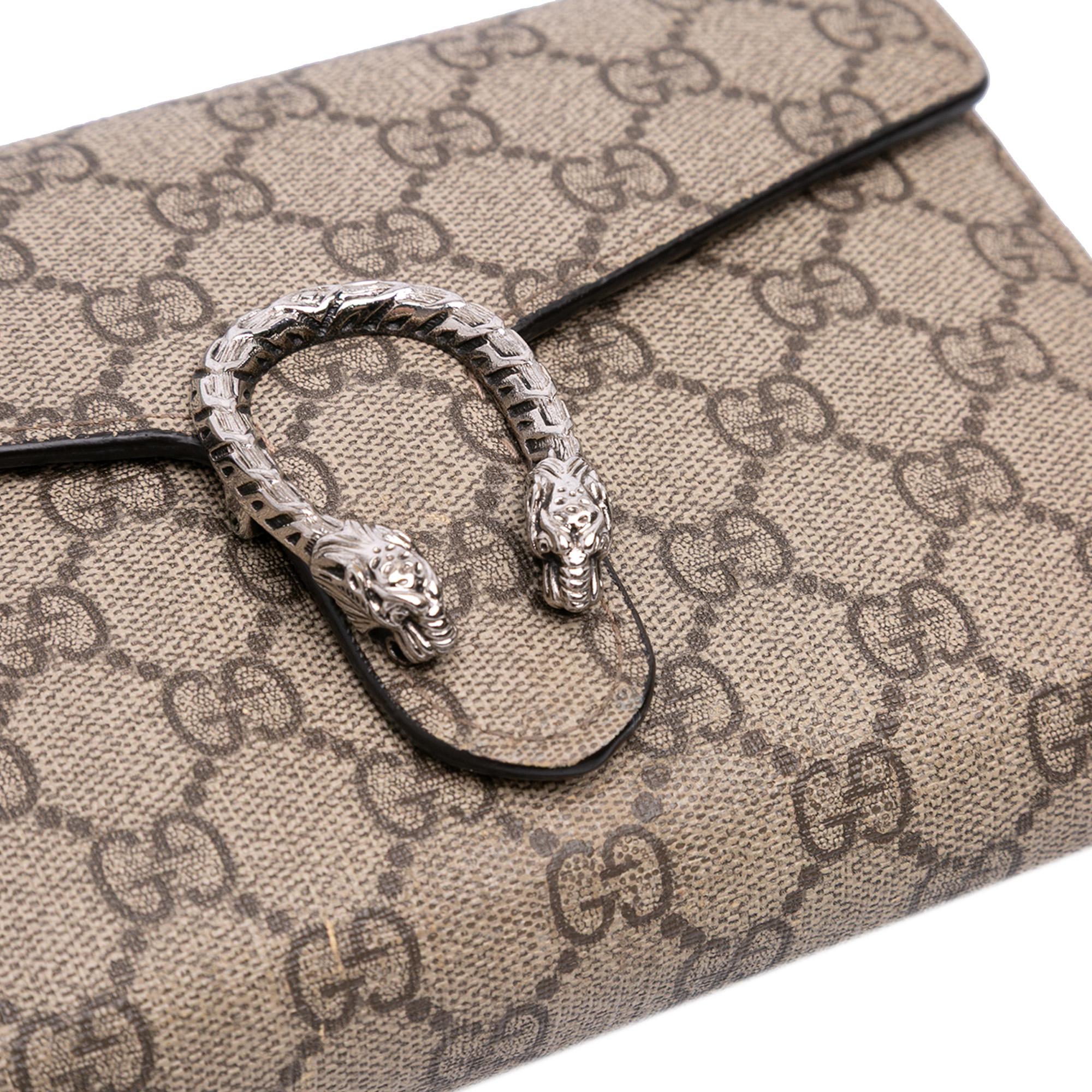 Gucci GG Supreme Dionysus Chain Wallet