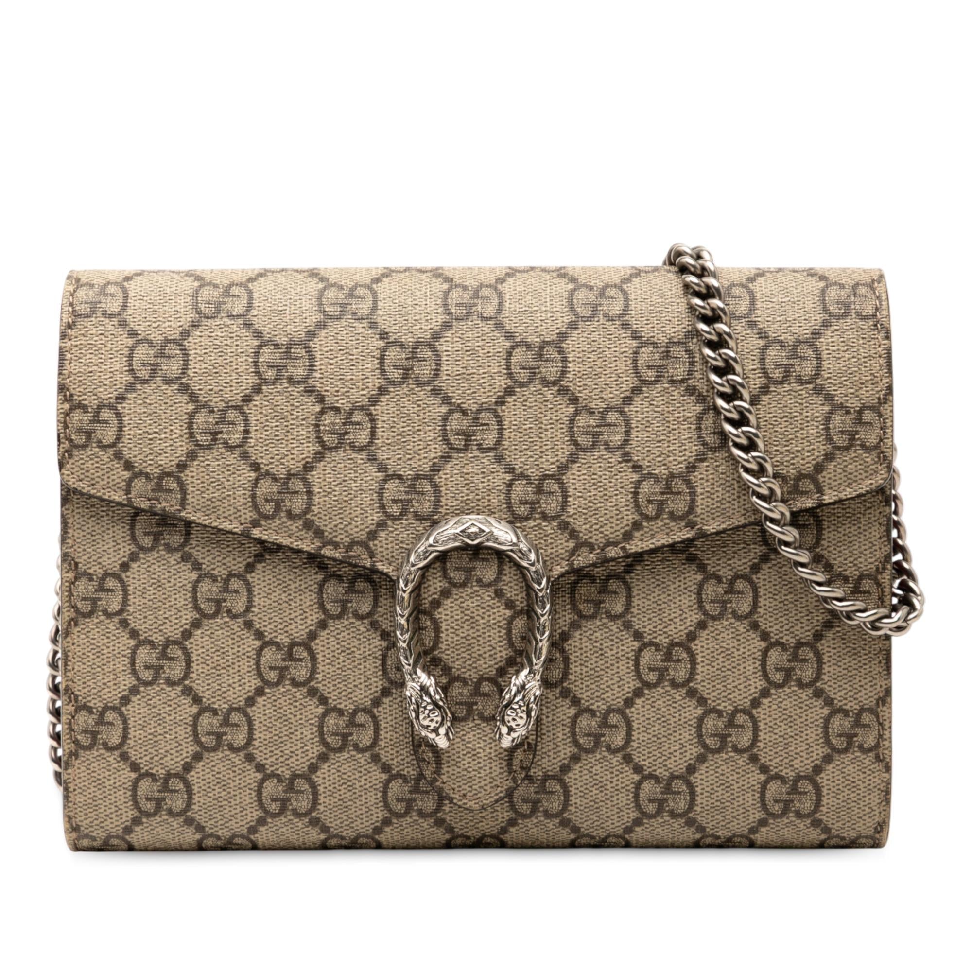 Gucci GG Supreme Dionysus Chain Wallet