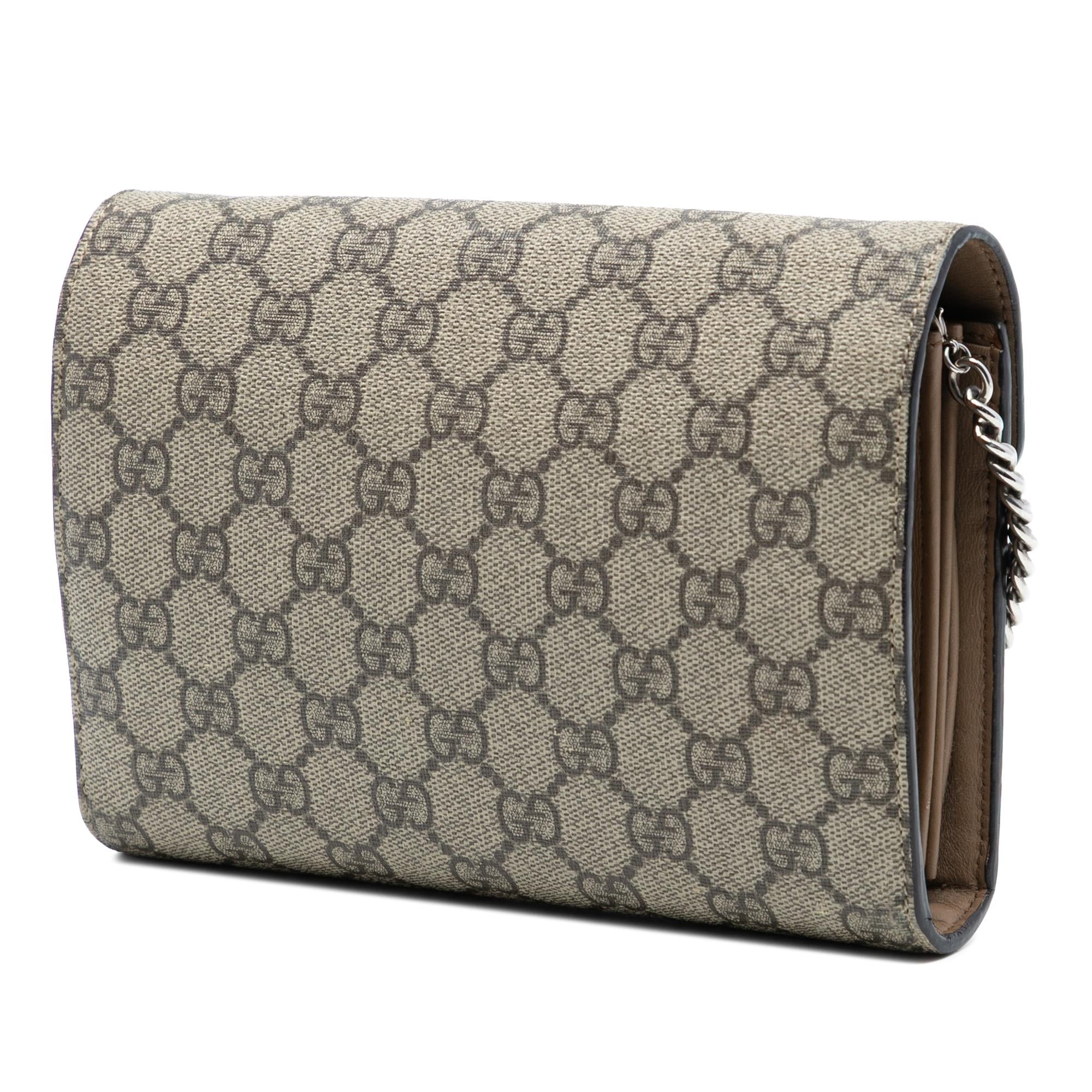 Gucci GG Supreme Dionysus Chain Wallet