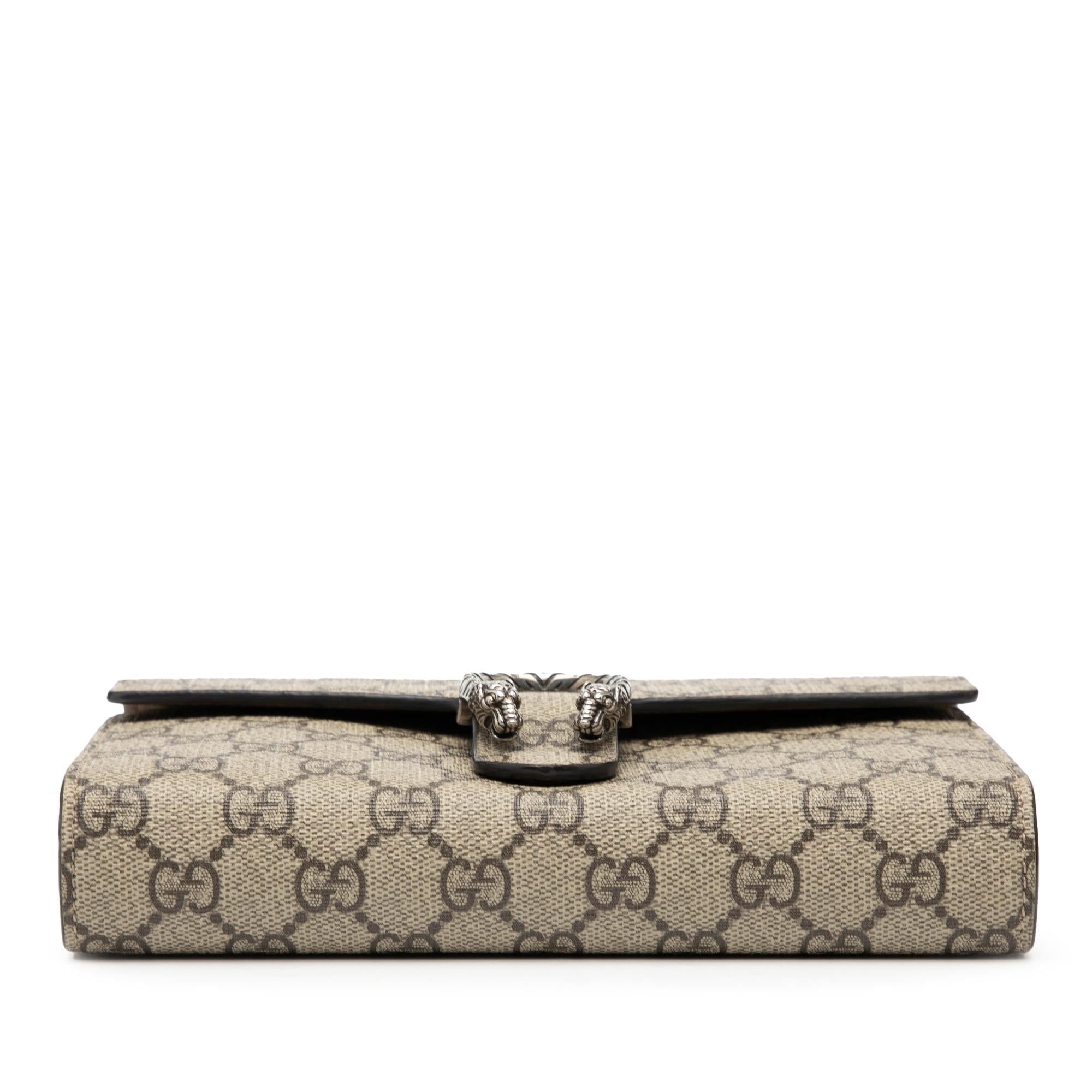 Gucci GG Supreme Dionysus Wallet on Chain
