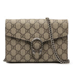 Gucci GG Supreme Dionysus Wallet on Chain