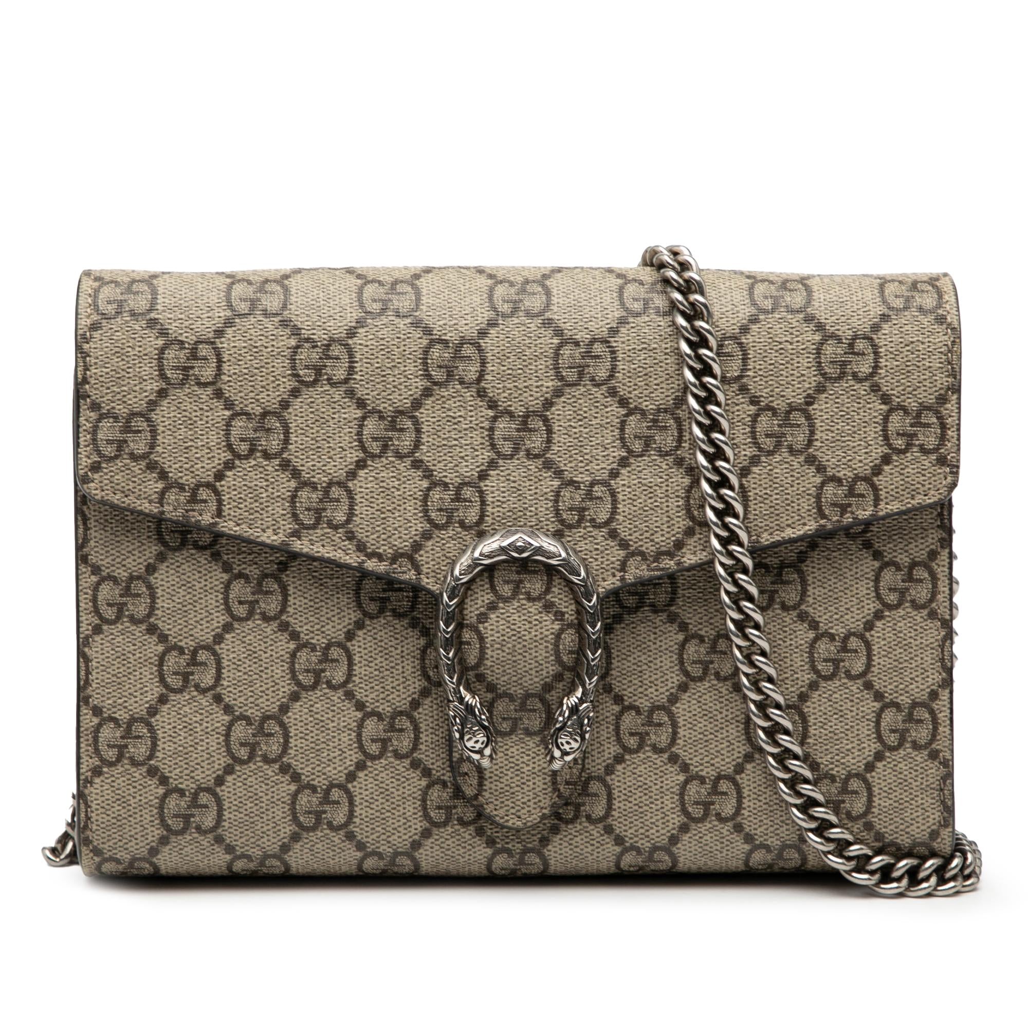 Gucci GG Supreme Dionysus Wallet on Chain