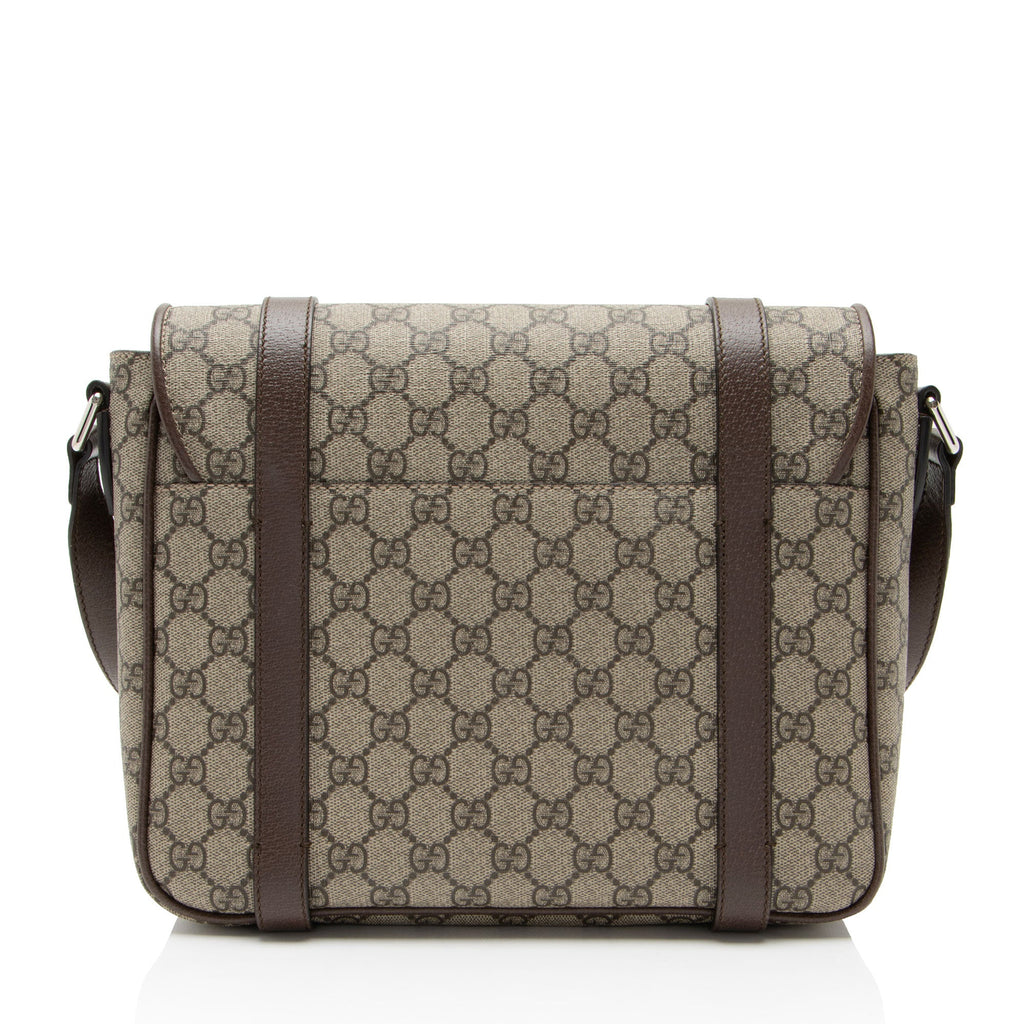 Gucci GG Supreme Double Buckle Messenger