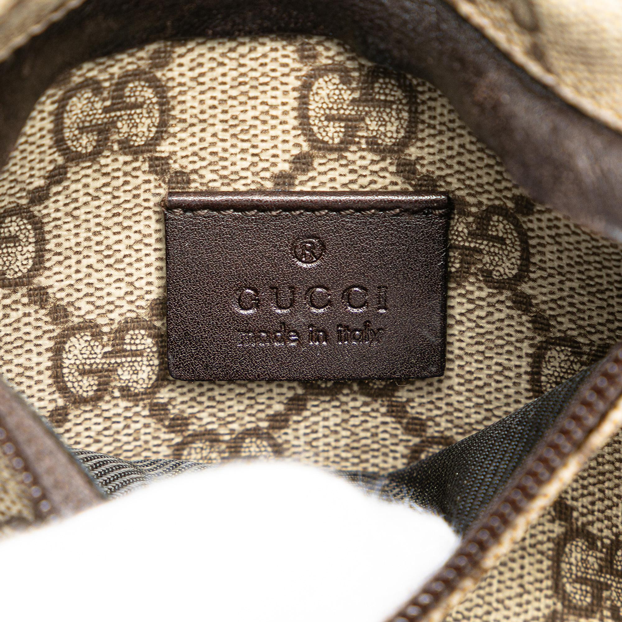 Gucci GG Supreme Double Pocket Belt Bag