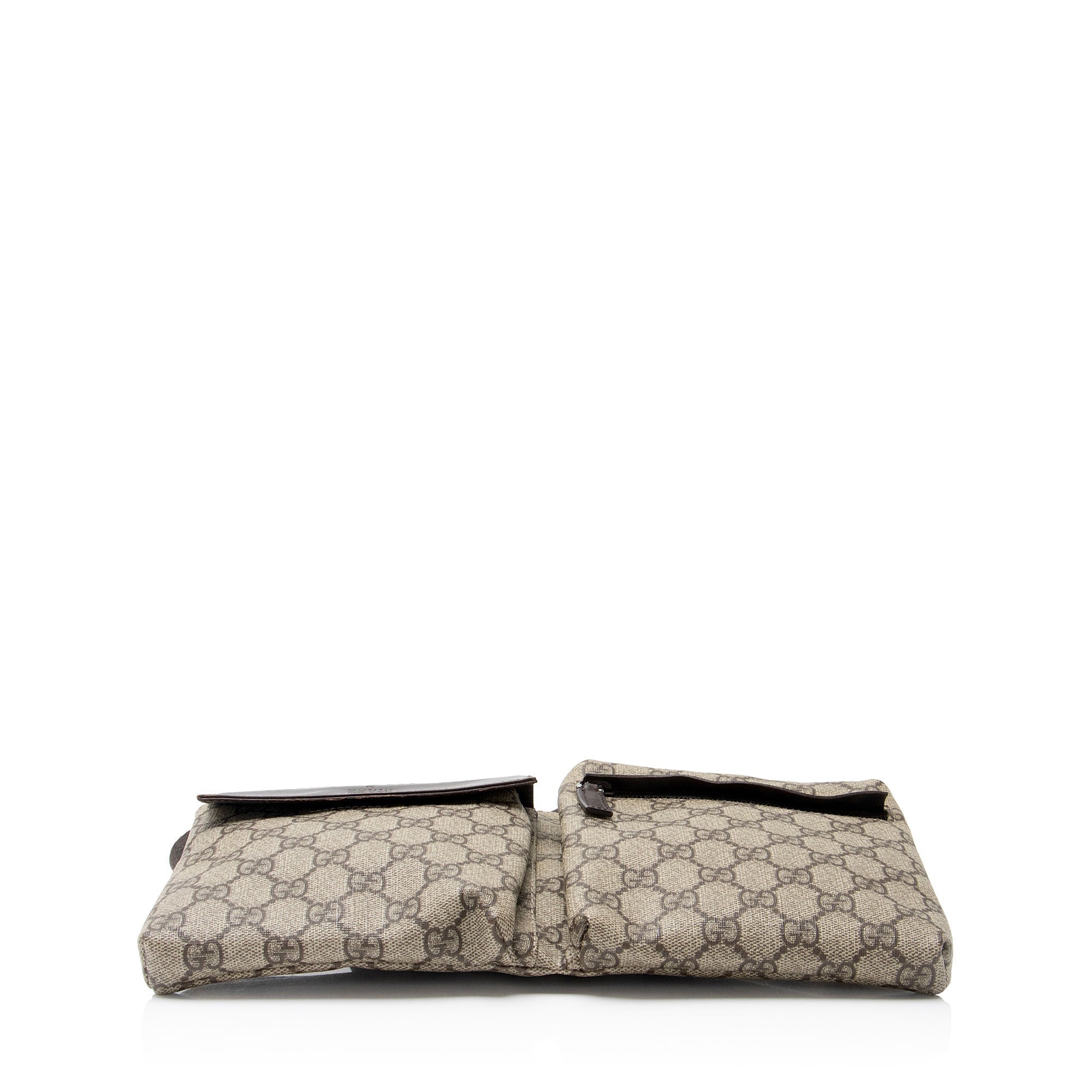 Gucci GG Supreme Double Pocket Belt Bag