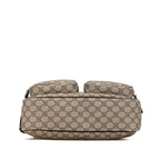Gucci GG Supreme Double Pocket Crossbody