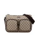 Gucci GG Supreme Double Pocket Crossbody