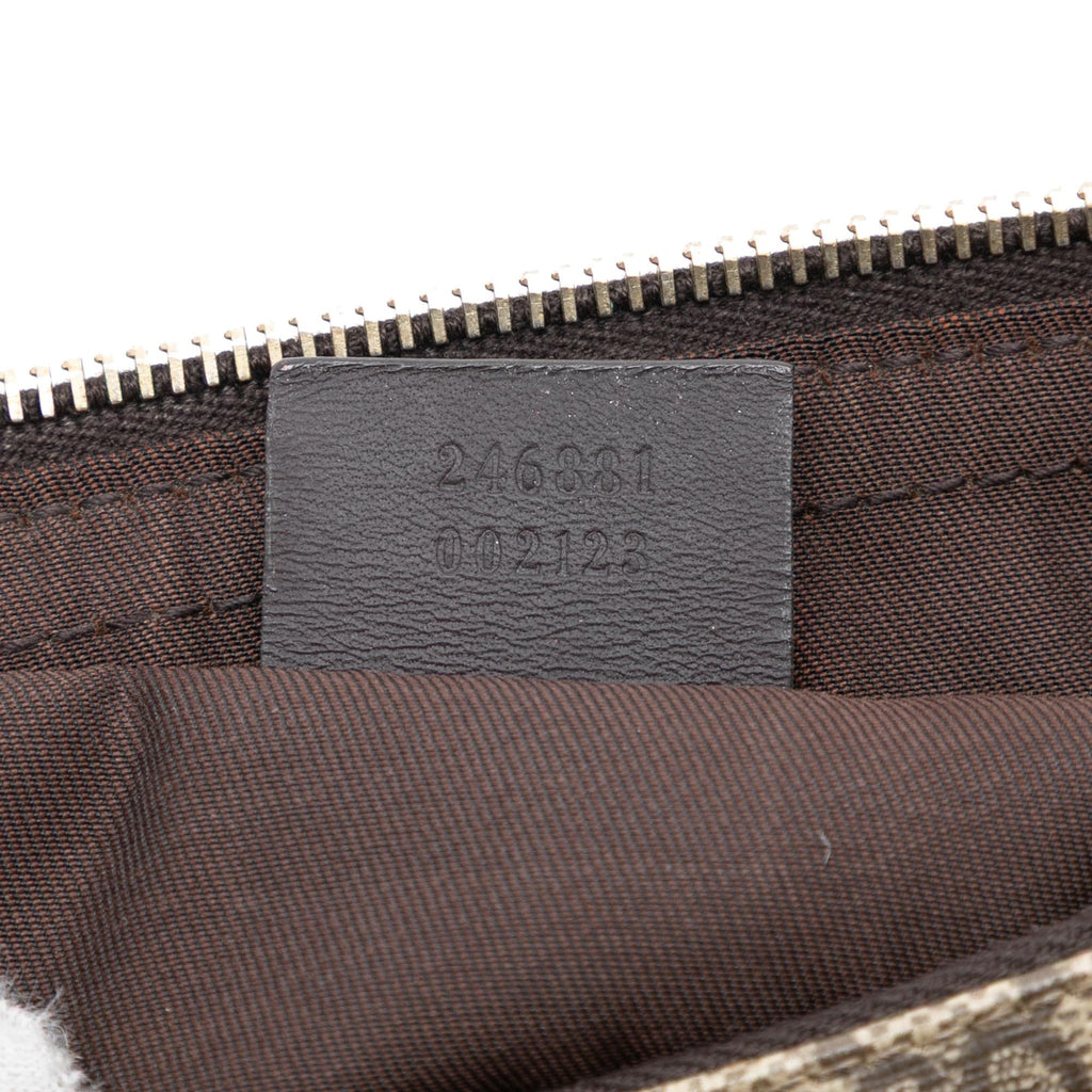 Gucci GG Supreme Double Pocket Crossbody
