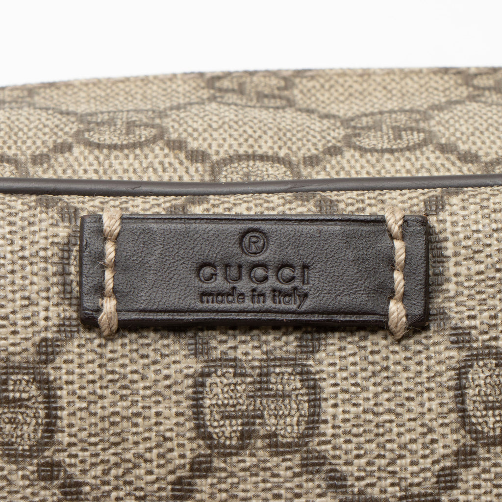 Gucci GG Supreme Double Zip Toiletry Case