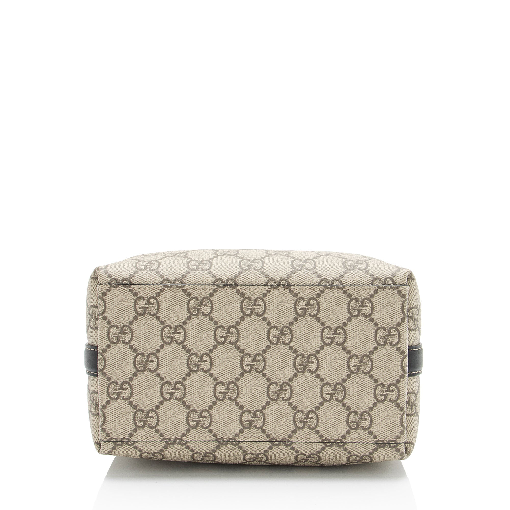 Gucci GG Supreme Emblem Small Bucket Bag