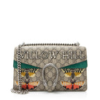 Gucci GG Supreme Embroidered Dionysus Medium Shoulder Bag