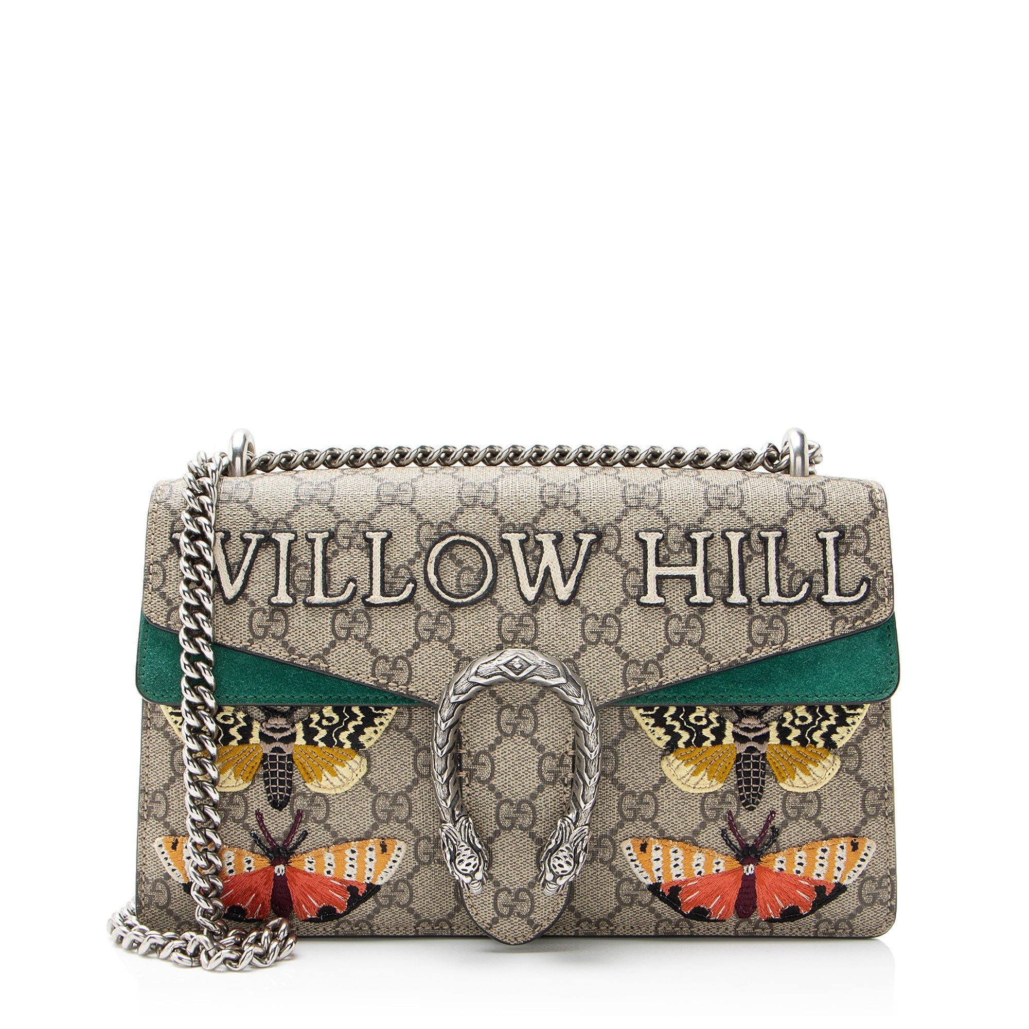 Gucci GG Supreme Embroidered Dionysus Medium Shoulder Bag