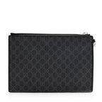 Gucci GG Supreme Embroidered Patchwork Large Zip Wristlet (SHF-20229)