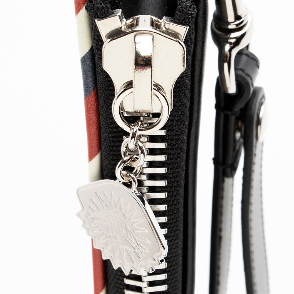 Gucci GG Supreme Embroidered Patchwork Large Zip Wristlet (SHF-20229)