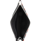 Gucci GG Supreme Embroidered Patchwork Large Zip Wristlet (SHF-20229)