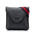 Gucci GG Supreme Envelope Web Crossbody Bag (SHG-XQKQ70)