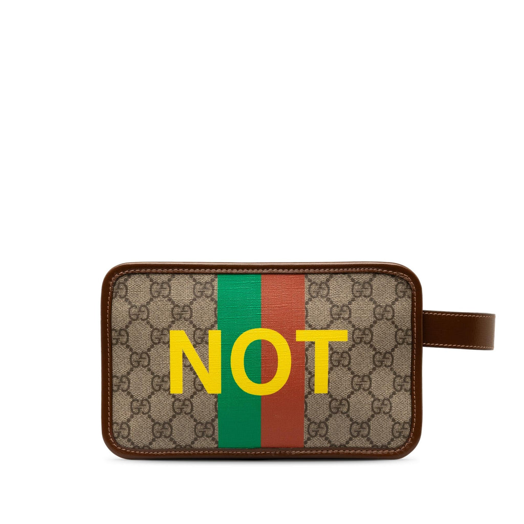 Gucci GG Supreme Fake/Not Cosmetic Pouch (SHG-01esex)