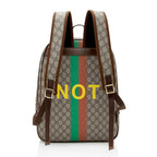 Gucci GG Supreme Fake/Not Medium Day Backpack (SHF-22255)