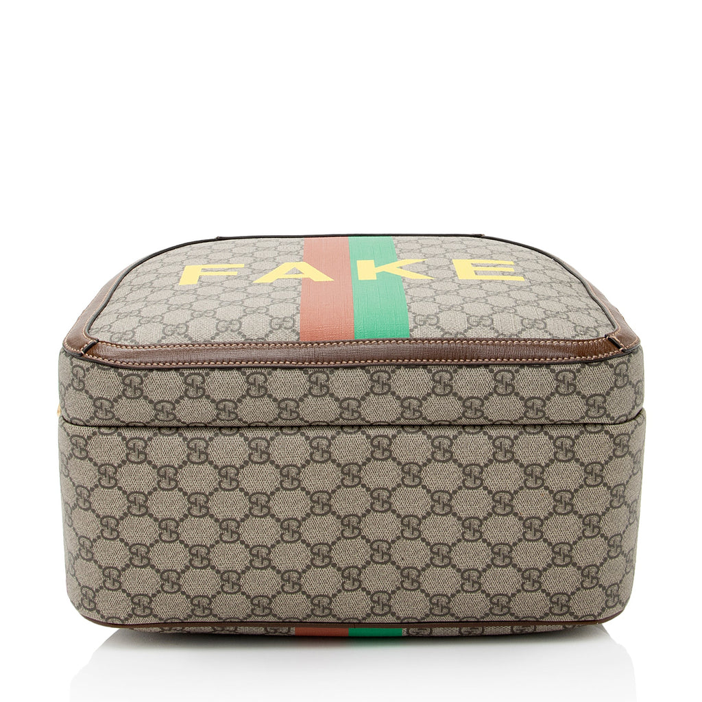 Gucci GG Supreme Fake/Not Medium Day Backpack (SHF-22255)