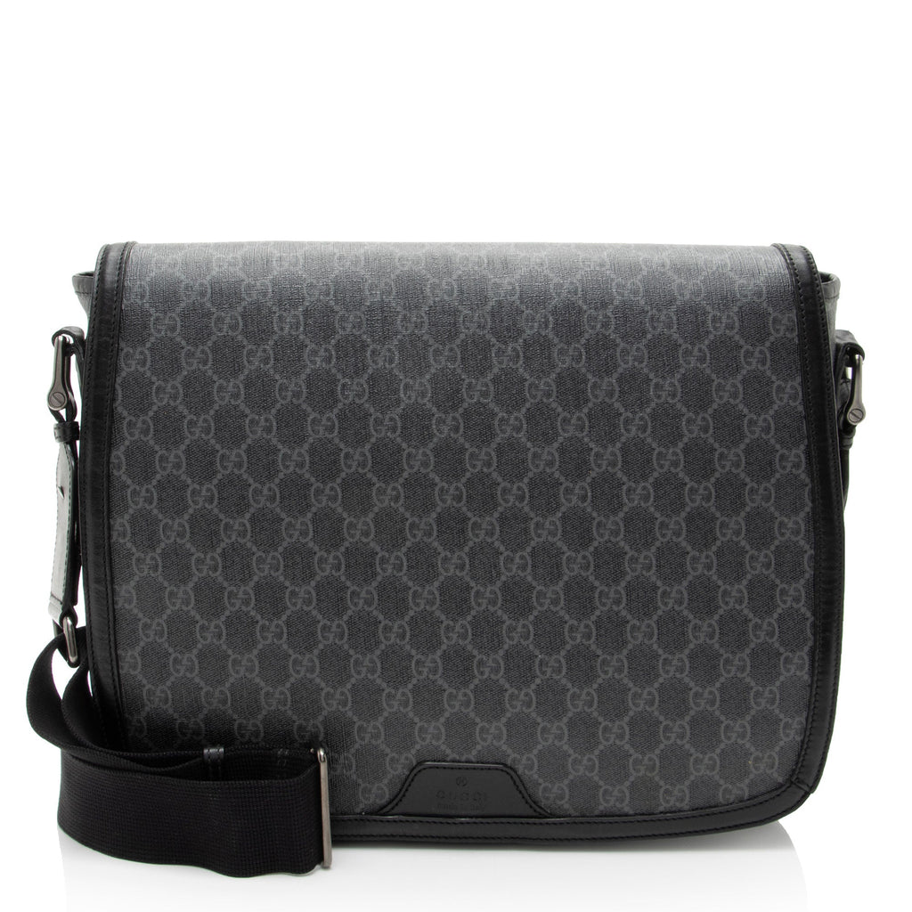Gucci GG Supreme Large Flap Messenger