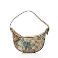 Gucci GG Supreme Flora Ophidia Half Moon Mini Hobo