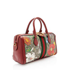 Gucci GG Supreme Flora Ophidia Medium Boston Bag (SHF-ydGH5i)