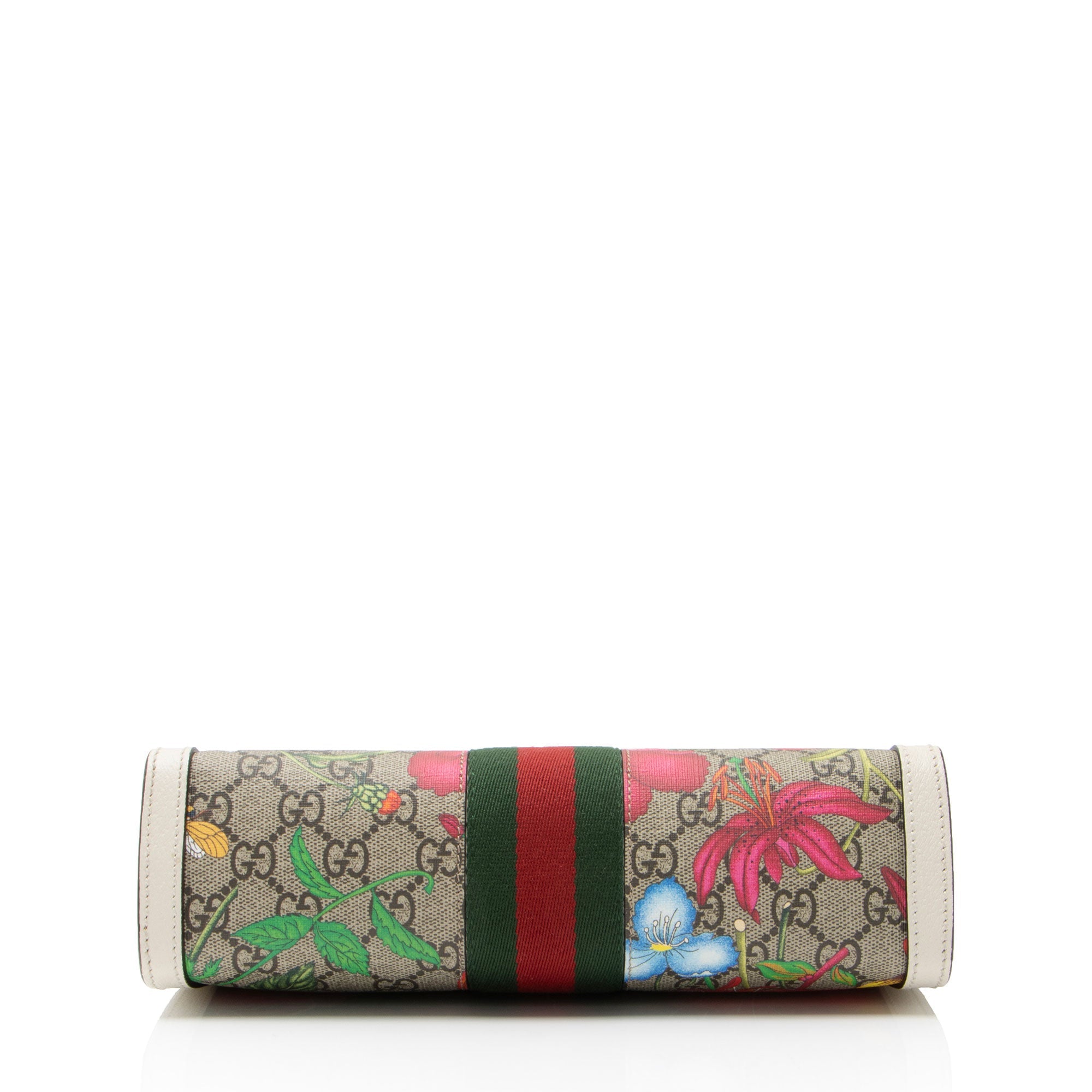 Gucci GG Supreme Flora Ophidia Medium Chain Shoulder Bag