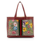 Gucci GG Supreme Flora Ophidia Medium Tote