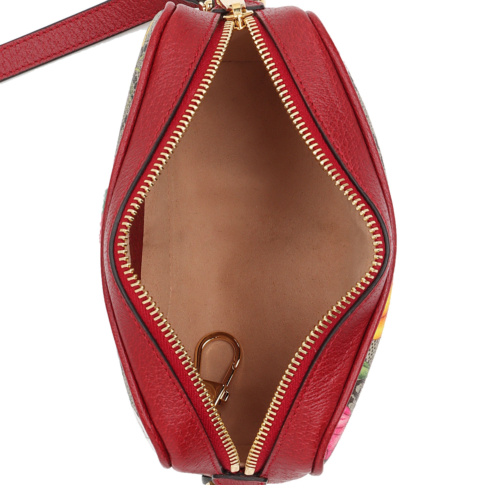 Gucci GG Supreme Flora Ophidia Mini Shoulder Bag (SHF-nnkZFw)