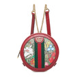 Gucci GG Supreme Flora Ophidia Round Backpack (SHG-SvDmMJ)