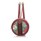 Gucci GG Supreme Flora Ophidia Round Backpack