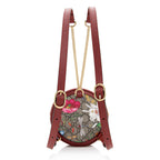 Gucci GG Supreme Flora Ophidia Round Mini Backpack (SHF-22738)