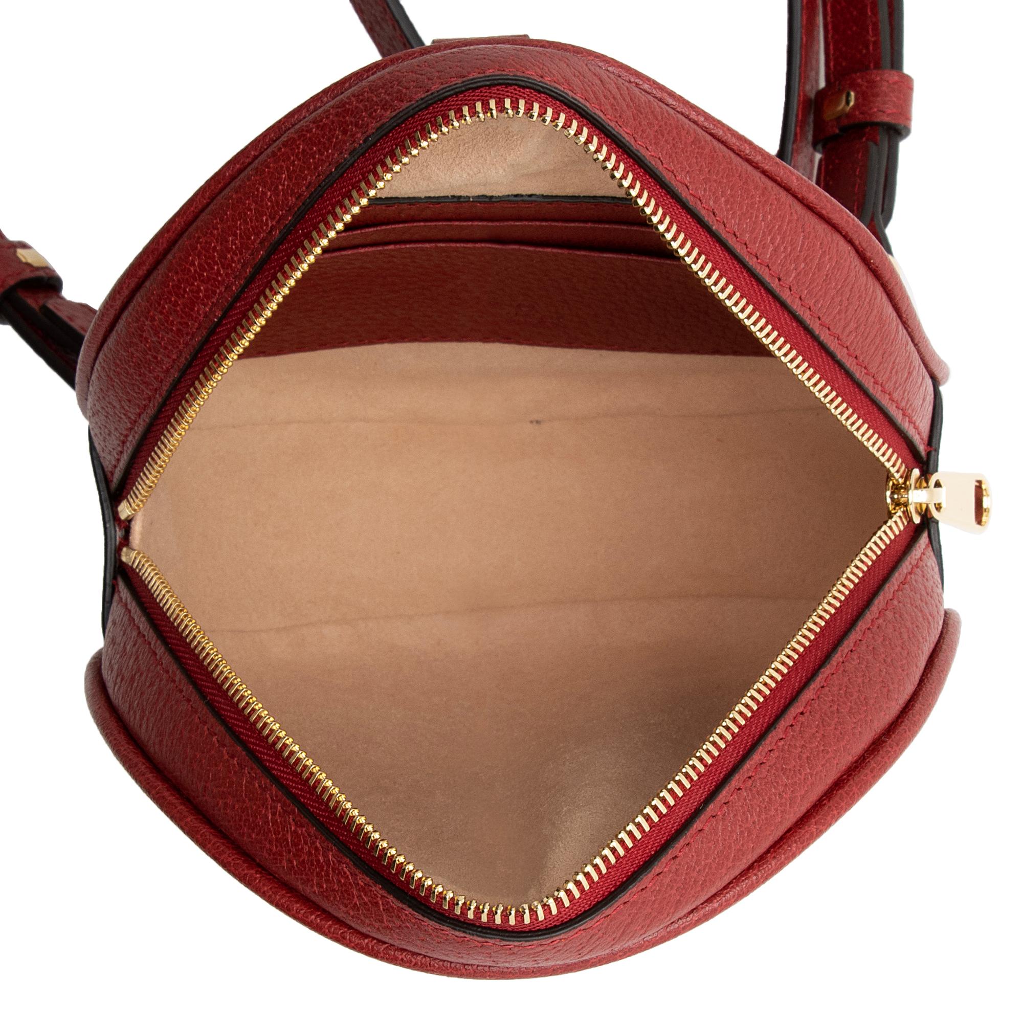 Gucci GG Supreme Flora Ophidia Round Mini Backpack (SHF-22738)