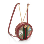 Gucci GG Supreme Flora Ophidia Round Mini Backpack (SHF-YLliBe)