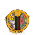Gucci GG Supreme Flora Ophidia Round Mini Shoulder Bag