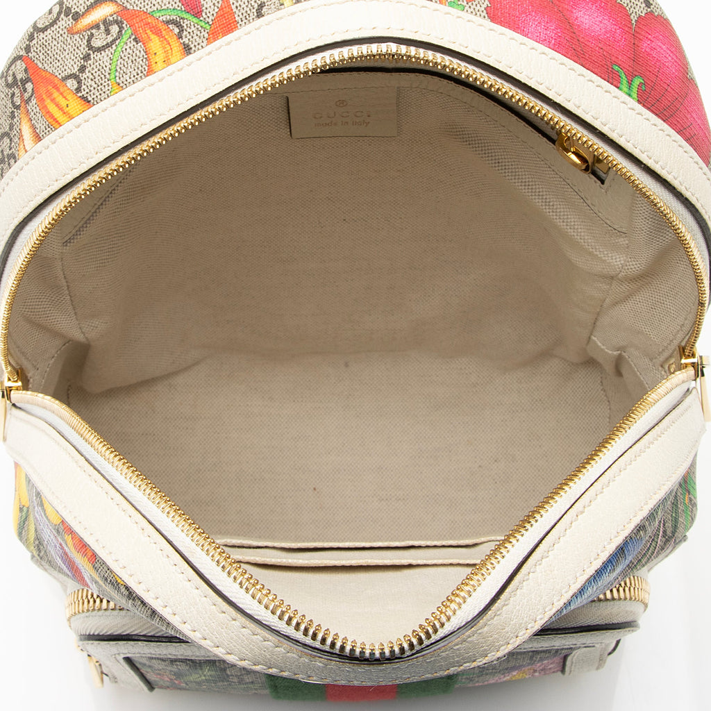 Gucci GG Supreme Flora Ophidia Small Backpack (SHF-22698)