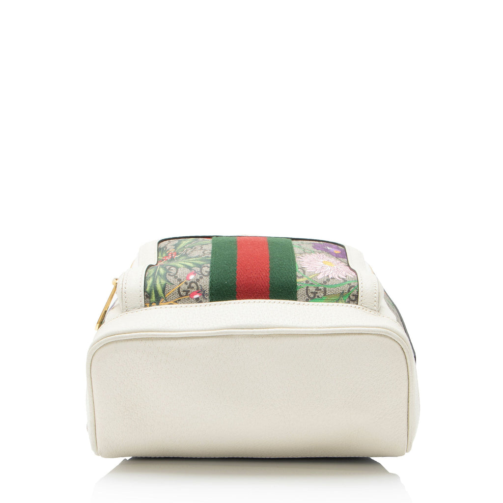 Gucci GG Supreme Flora Ophidia Small Backpack