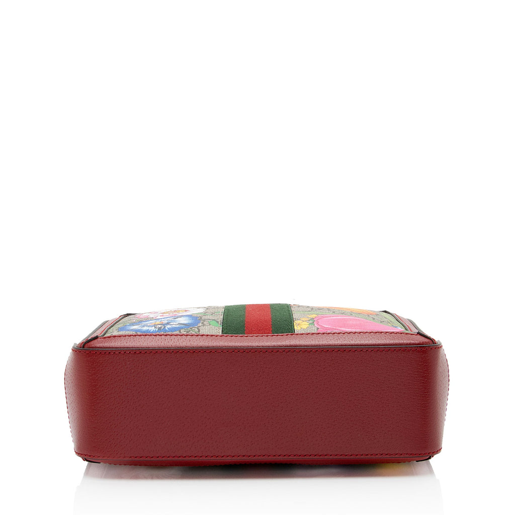 Gucci GG Supreme Flora Ophidia Small Top Handle
