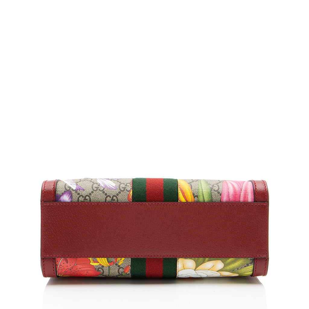 Gucci GG Supreme Flora Ophidia Small Tote (SHF-LiY5iE)