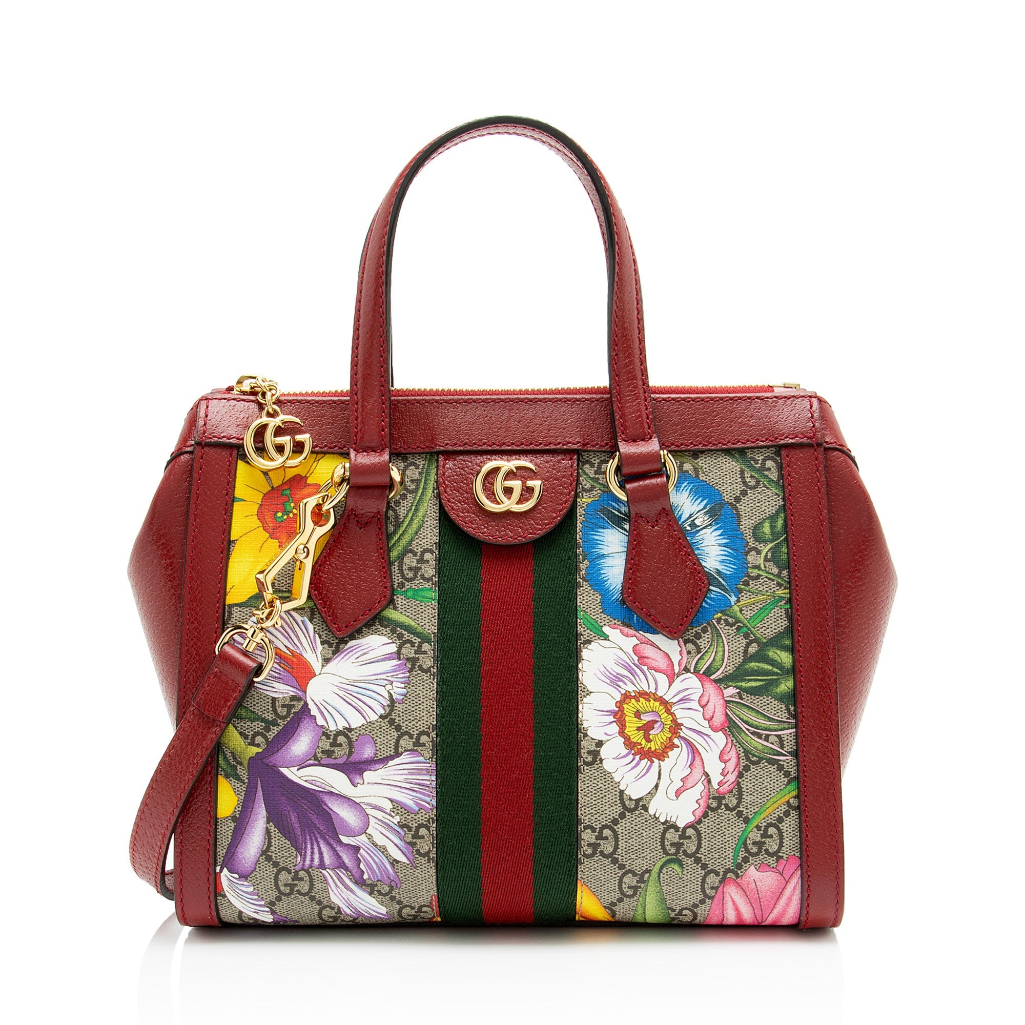 Gucci GG Supreme Flora Ophidia Small Tote