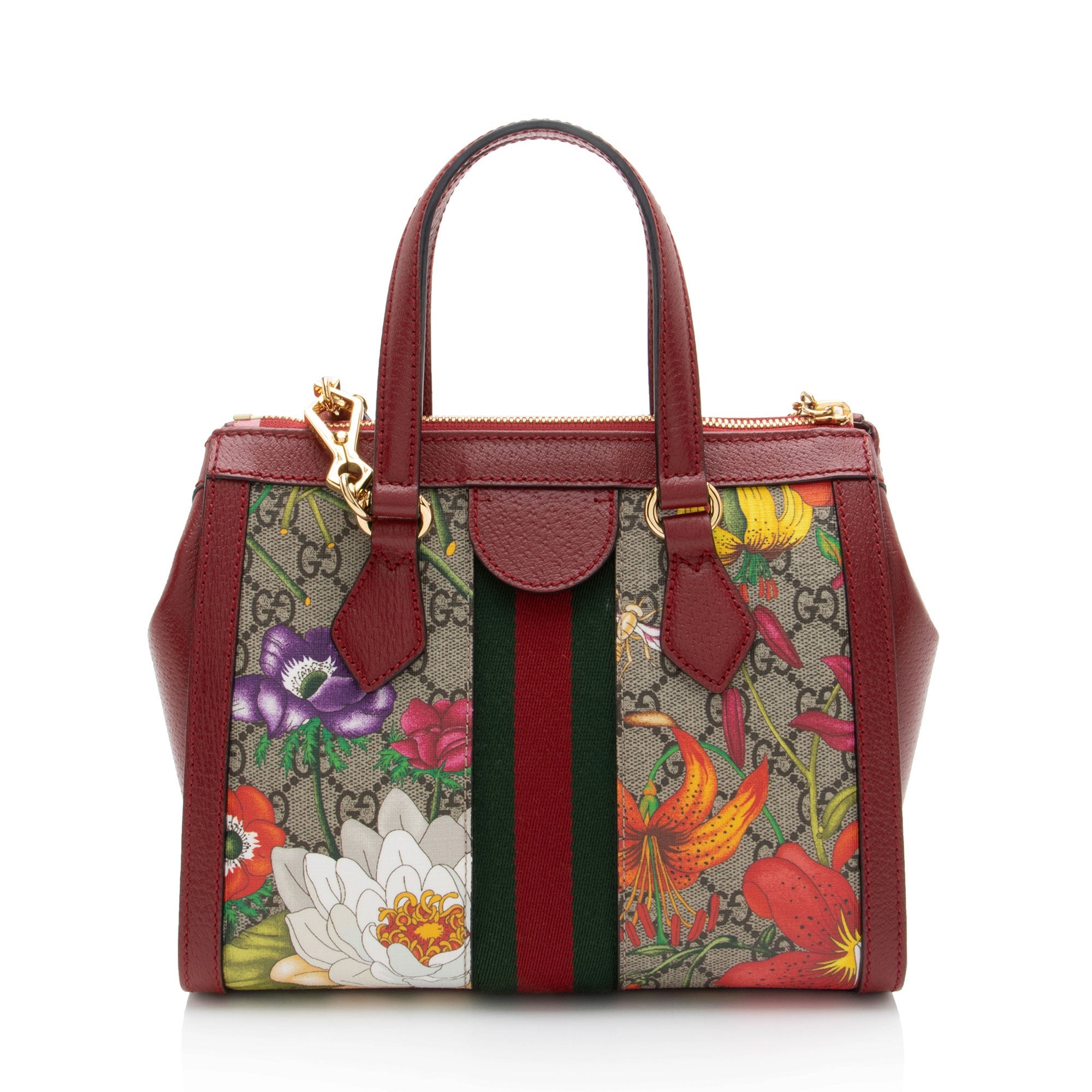 Gucci GG Supreme Flora Ophidia Small Tote