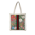 Gucci GG Supreme Flora Ophidia Tote (SHG-bd4pGS)