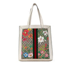 Gucci GG Supreme Flora Ophidia Tote (SHG-d9GcJU)