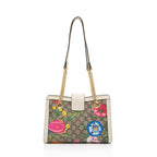Gucci GG Supreme Flora Padlock Small Tote (SHF-39l0R6)