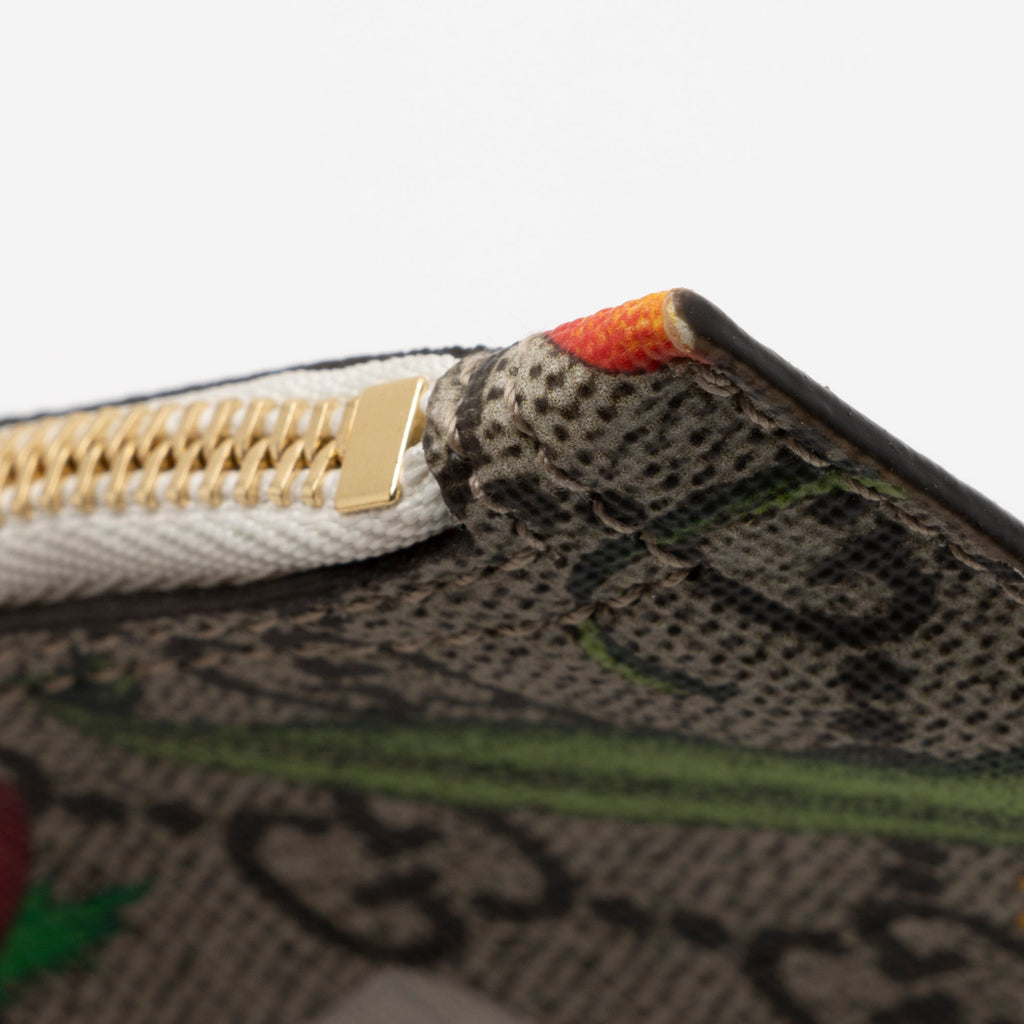 Gucci GG Supreme Flora Pochette (SHF-L79z7Y)