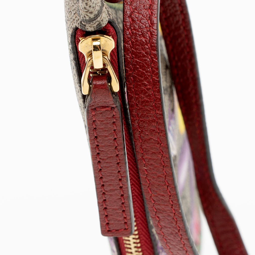 Gucci GG Supreme Flora Pochette (SHF-dS9g3S)