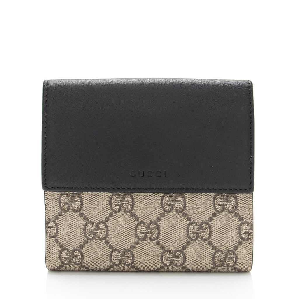 Gucci GG Supreme French Wallet (SHF-R0B4E3)